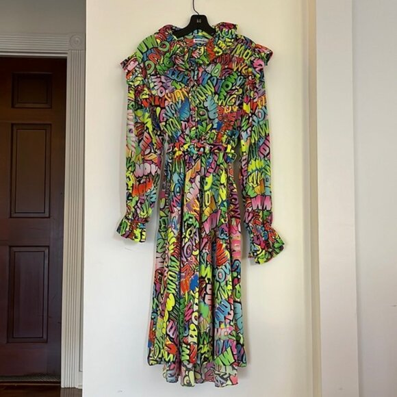 Balenciaga Women’s Pop Art Wow Dress, Size 4 - Picture 1 of 12
